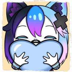 Untitled A static emote of K4RM0BUDDY Heart, it's very cute.