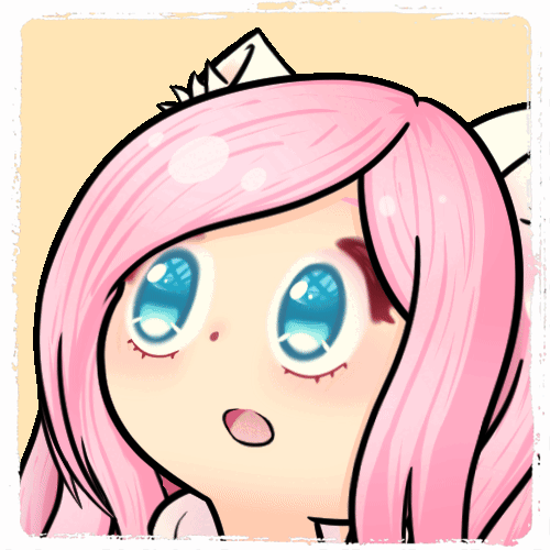 A static emote of Mysteli getting bonked