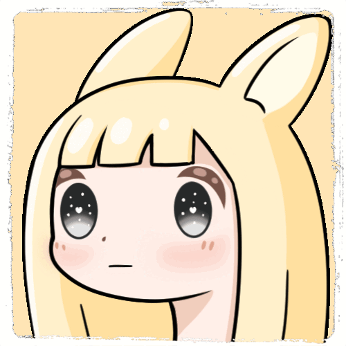 An animated emote of ManukaB looking around, it's very cute.