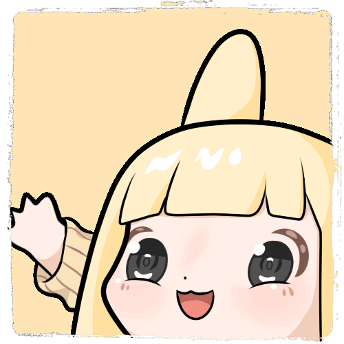 An animated emote of ManukaB waving, it's very cute.